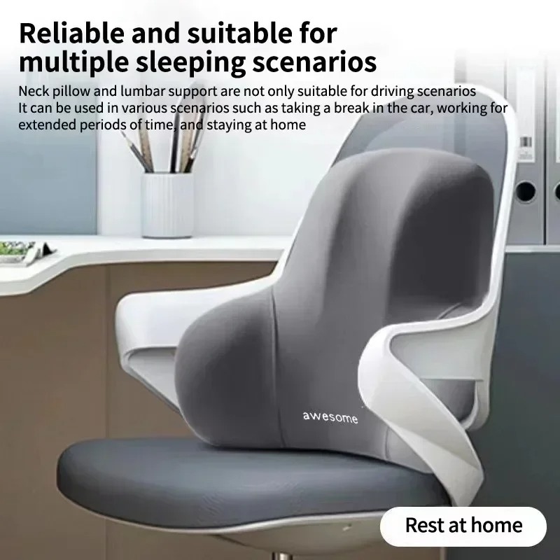 1 Pcs Memory Foam Lumbar Suppo - Office Furniture Heaven recension och pris