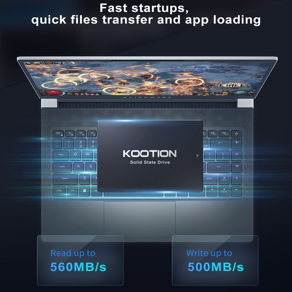 KOOTION SATA SSD Hard Drive 64 - Work Office Furniture recension och pris