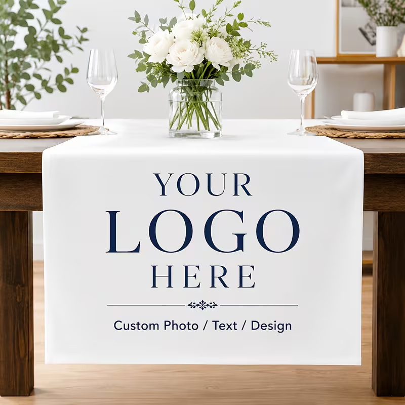 Custom Table Banner Wedding Bi - Work Office Furniture recension och pris