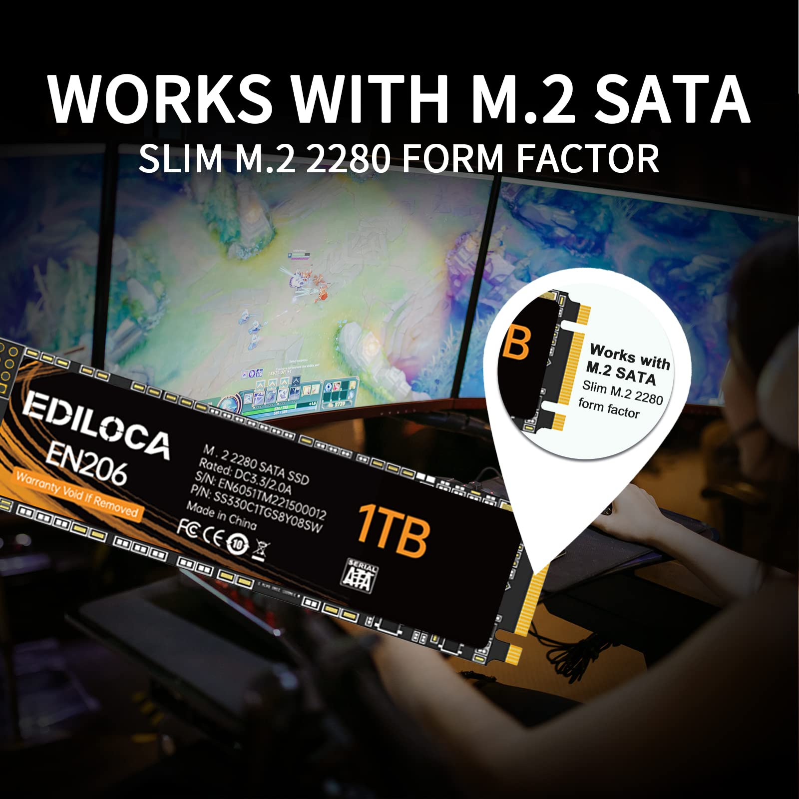 Ediloca EN206 SSD SATA 256GB 5 - Work Office Furniture recension och pris