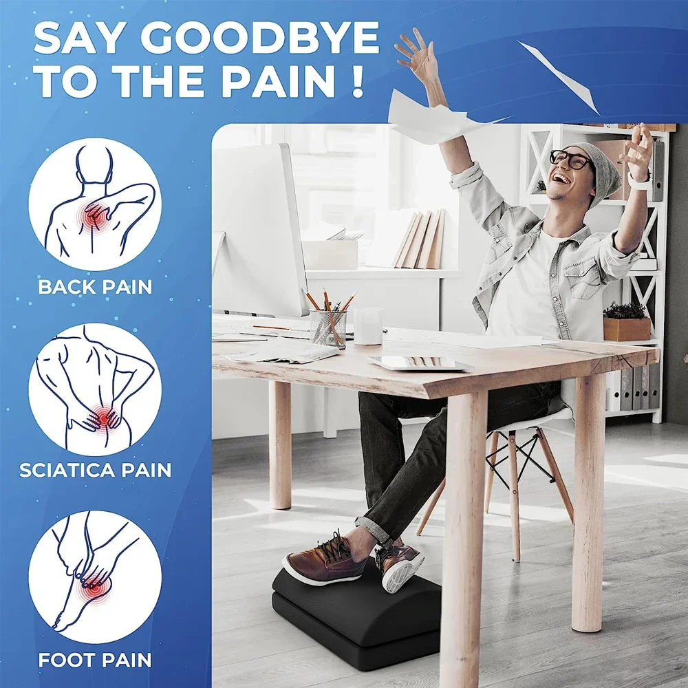 Under Desk Foot Rest Adjustabl - Office Furniture Heaven recension och pris