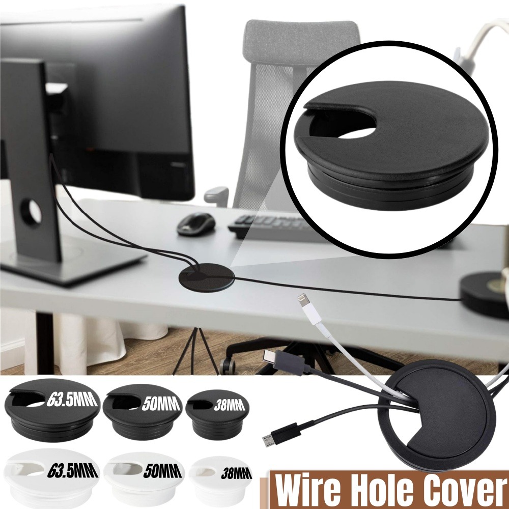 Plastic Wire Hole Cover 1.5/2/ - Work Office Furniture recension och pris