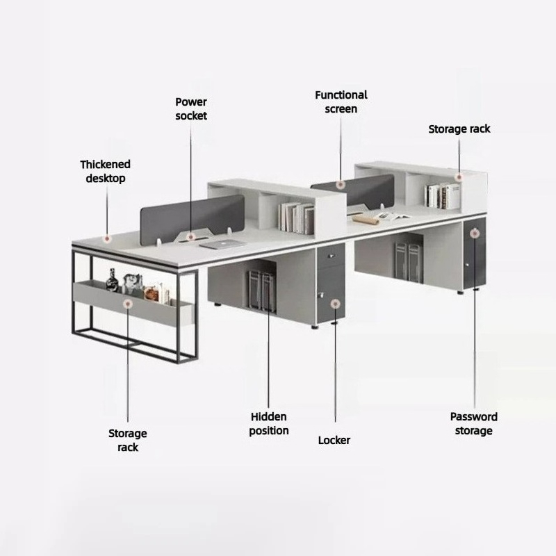 Office Staff Work Desk And Cha - Work Office Furniture recension och pris